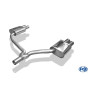 Silencieux arrière duplex sport 100% inox FOX EXHAUST SYSTEMS 2x88x74mm type 32 pour AUDI A5 COUPÉ TYPE 8T