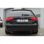 Silencieux arrière duplex sport 100% inox FOX EXHAUST SYSTEMS 2x90mm type 17 pour AUDI A5 COUPÉ QUATTRO TYPE 8T
