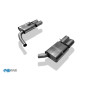 Silencieux arrière duplex sport 100% inox FOX EXHAUST SYSTEMS 2x115x85mm type 32 pour AUDI A5 COUPÉ QUATTRO TYPE 8T