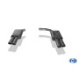 Silencieux arrière duplex sport 100% inox FOX EXHAUST SYSTEMS 2x90mm type 17 pour AUDI S5 SPORTBACK TYPE B8