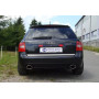 Silencieux arrière duplex sport 100% inox FOX EXHAUST SYSTEMS 1x140x90mm type 32 pour AUDI RS6 TYPE 4B