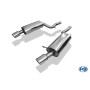 Silencieux arrière duplex sport 100% inox FOX EXHAUST SYSTEMS 1x100mm type 16 pour AUDI RS6 TYPE 4B