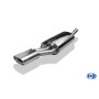 Silencieux arrière sport 100% inox FOX EXHAUST SYSTEMS 1x135x80mm type 53 pour AUDI A6 TYPE 4B (avec découpe)
