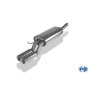 Silencieux arrière sport 100% inox FOX EXHAUST SYSTEMS 2x76mm type 13 pour AUDI A6 TYPE 4B (sans découpe)