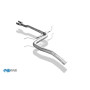 Tube de remplacement de silencieux avant 100% inox FOX EXHAUST SYSTEMS pour AUDI A6 TYPE 4B
