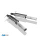 Silencieux avant sport 100% inox FOX EXHAUST SYSTEMS pour AUDI S6 QUATTRO TYPE 4B
