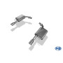 Silencieux arrière duplex sport 100% inox FOX EXHAUST SYSTEMS 1x90mm type 17 pour AUDI A6 TYPE 4F