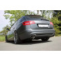 Silencieux arrière duplex sport 100% inox FOX EXHAUST SYSTEMS 1x100mm type 17 pour AUDI A6 QUATTRO TYPE 4F