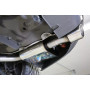 Silencieux arrière duplex sport 100% inox FOX EXHAUST SYSTEMS 1x100mm type 17 pour AUDI A6 QUATTRO TYPE 4F
