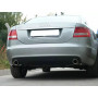 Silencieux arrière duplex sport 100% inox FOX EXHAUST SYSTEMS 1x90mm type 17 pour AUDI A6 QUATTRO TYPE 4F (4.2L)