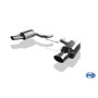 Silencieux arrière duplex sport 100% inox FOX EXHAUST SYSTEMS 1x140x90mm type 32 pour AUDI RS6 QUATTRO TYPE 4F