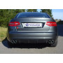 Silencieux arrière duplex sport 100% inox FOX EXHAUST SYSTEMS 2x80mm type 16 pour AUDI RS6 QUATTRO TYPE 4F