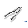 Silencieux avant sport 100% inox FOX EXHAUST SYSTEMS pour AUDI RS6 QUATTRO TYPE 4F