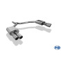 Silencieux arrière duplex sport 100% inox FOX EXHAUST SYSTEMS 2x90mm type 16 pour AUDI A6 TYPE 4G