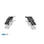 Silencieux arrière duplex sport 100% inox FOX EXHAUST SYSTEMS 2x90mm type 13 pour AUDI A6 TYPE 4G