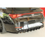 Diffuseur de pare-chocs arrière "noir brillant" Rieger Tuning CUPRA LEON ST/Sportstourer TYPE KL (avec attelage)