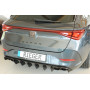 Diffuseur de pare-chocs arrière "noir brillant" Rieger Tuning SEAT LEON ST/Sportstourer TYPE KL (avec attelage)