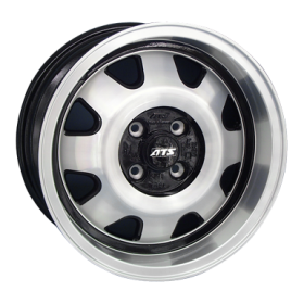Jante ATS Cup-Rad 7x15 ET28 4x100 Ø63.3mm noir ETbord polis