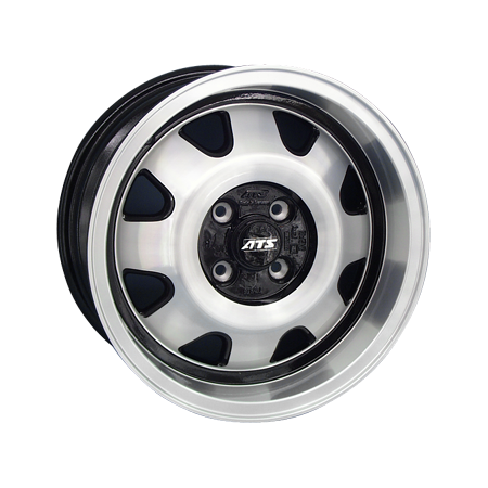Jante ATS Cup-Rad 7x15 ET28 4x100 Ø63.3mm noir ETbord polis