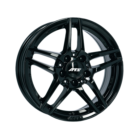 Jante ATS Mizar 7.5x17 ET40 5x112 Ø66.6mm noir brillant