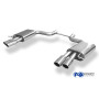 Silencieux arrière duplex sport 100% inox FOX EXHAUST SYSTEMS 2x88x74mm type 32 pour AUDI A8 TYPE 4E