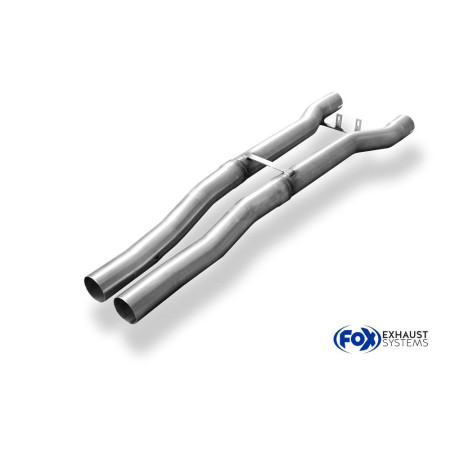 Tube de remplacement de silencieux avant 100% inox FOX EXHAUST SYSTEMS pour AUDI A8 TYPE 4E (châssis long)