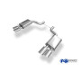 Silencieux arrière duplex sport 100% inox FOX EXHAUST SYSTEMS 2x115x85mm type 32 pour AUDI S8 TYPE 4E