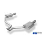 Silencieux arrière duplex sport 100% inox FOX EXHAUST SYSTEMS 1x100mm type 16 pour AUDI A8 TYPE 4H