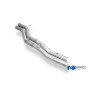 Tube de remplacement de silencieux avant 100% inox FOX EXHAUST SYSTEMS pour AUDI A8 TYPE 4H