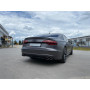 Silencieux arrière duplex sport 100% inox FOX EXHAUST SYSTEMS 2x100x77mm type 38 pour AUDI S8 TYPE 4H