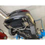 Silencieux arrière duplex sport 100% inox FOX EXHAUST SYSTEMS 2x100x77mm type 38 pour AUDI S8 TYPE 4H