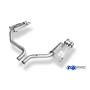 Silencieux arrière duplex sport 100% inox FOX EXHAUST SYSTEMS 2x100x77mm type 38 pour AUDI S8 TYPE 4H