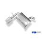 Silencieux arrière sport 100% inox FOX EXHAUST SYSTEMS 1x160x80mm type 53 pour AUDI Q3 QUATTRO