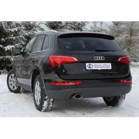 Silencieux arrière sport 100% inox FOX EXHAUST SYSTEMS 1x140x90mm type 32 pour AUDI Q5 QUATTRO TYPE 8R