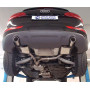 Silencieux arrière duplex sport 100% inox FOX EXHAUST SYSTEMS 1x90mm type 16 pour AUDI Q5 QUATTRO TYPE 8R