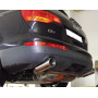 Silencieux arrière duplex sport 100% inox FOX EXHAUST SYSTEMS 1x129x106mm type 32 pour AUDI Q7