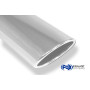 Silencieux arrière duplex sport 100% inox FOX EXHAUST SYSTEMS 1x129x106mm type 32 pour AUDI Q7
