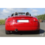 Silencieux arrière sport 100% inox 1x100mm type 13 FOX EXHAUST SYSTEMS pour AUDI TT type 8N