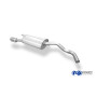 Silencieux arrière sport 100% inox 1x100mm type 17 FOX EXHAUST SYSTEMS pour AUDI TT type 8N