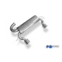 Silencieux arrière duplex sport 100% inox 1x100mm type 16 FOX EXHAUST SYSTEMS pour AUDI TT QUATTRO type 8N