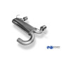 Silencieux arrière duplex sport 100% inox 1x100mm type 17 FOX EXHAUST SYSTEMS pour AUDI TT QUATTRO type 8N