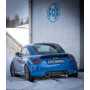 Silencieux arrière duplex sport 100% inox 1x114mm type 25 FOX EXHAUST SYSTEMS pour AUDI TT QUATTRO 3.2L type 8N