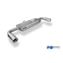 Silencieux arrière duplex sport 100% inox 1x100mm type 17 FOX EXHAUST SYSTEMS pour AUDI TT type 8J