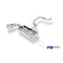 Silencieux arrière sport 100% inox 2x90mm type 17 FOX EXHAUST SYSTEMS pour AUDI TT type 8J
