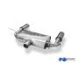 Silencieux arrière duplex sport 100% inox 1x100mm type 25 FOX EXHAUST SYSTEMS pour AUDI TT QUATTRO type 8S/FV3