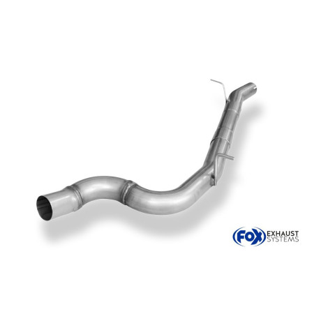 Tube de remplacement de silencieux avant sport 100% inox FOX EXHAUST SYSTEMS pour AUDI TT QUATTRO type 8S/FV3