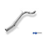 Tube de remplacement de silencieux avant sport 100% inox FOX EXHAUST SYSTEMS pour AUDI TT QUATTRO type 8S/FV3