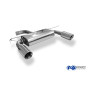 Silencieux arrière duplex sport 100% inox 1x100mm type 25 FOX EXHAUST SYSTEMS pour AUDI TT type 8S/FV3