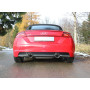 Silencieux arrière duplex sport 100% inox 1x100mm type 25 FOX EXHAUST SYSTEMS pour AUDI TT type 8S/FV3