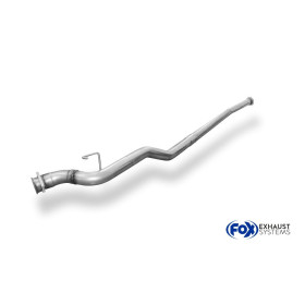 Tube de remplacement de silencieux avant (Ø63.5mm) sport 100% inox FOX EXHAUST SYSTEMS pour AUDI URQUATTRO
